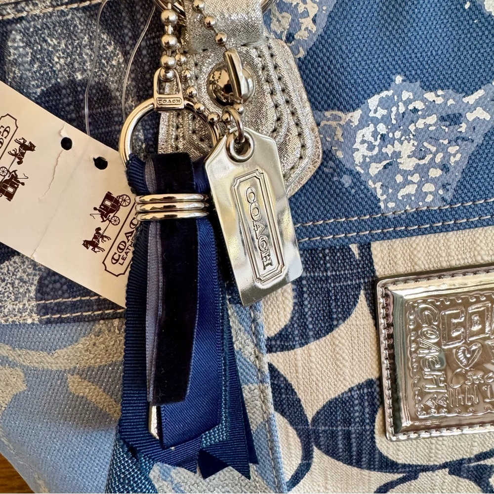 Coach Poppy Denim Patchwork Tote 2010 Style 16926 - Picture 3 of 16